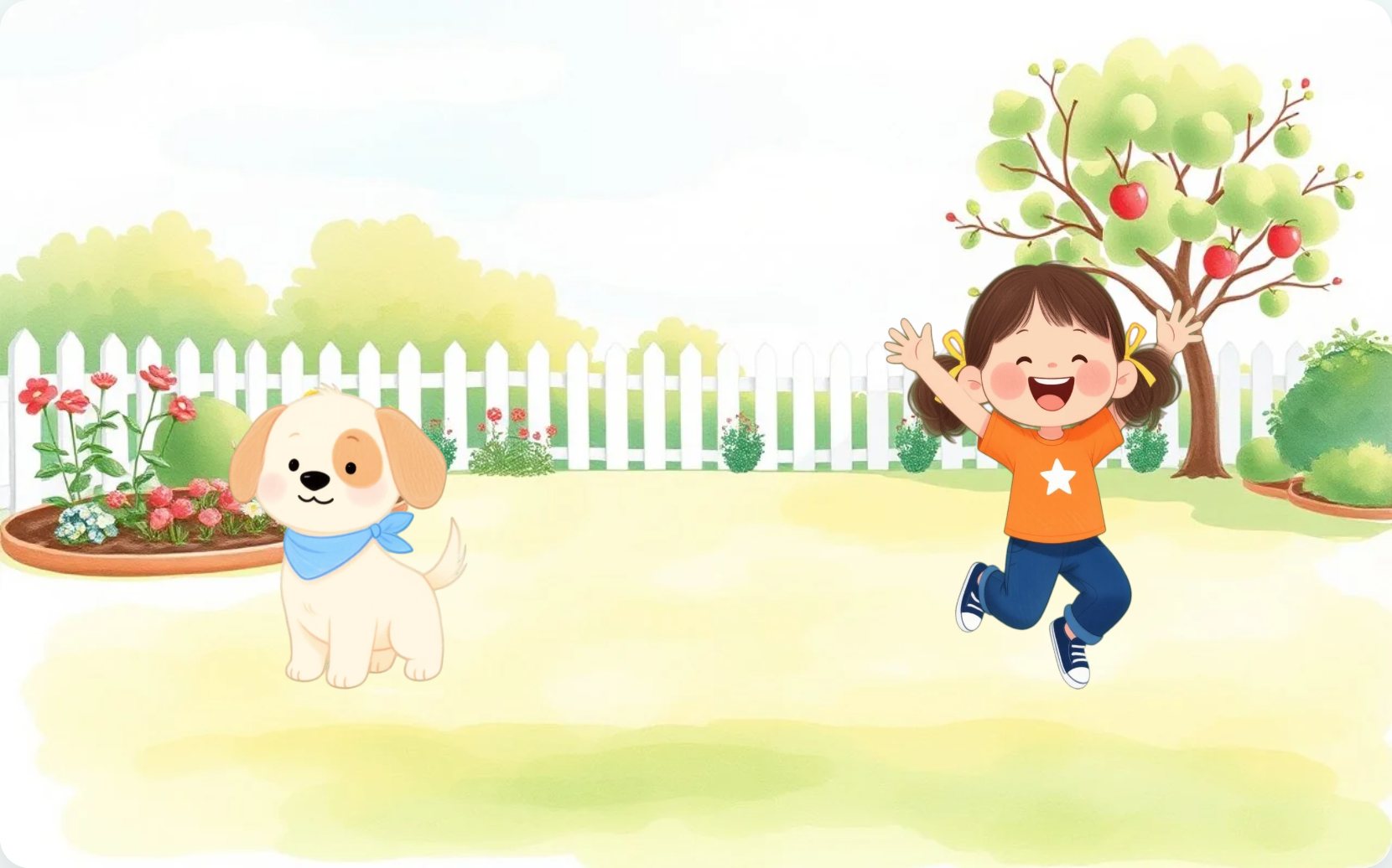 Illustration from page 1 of Please and Thank You