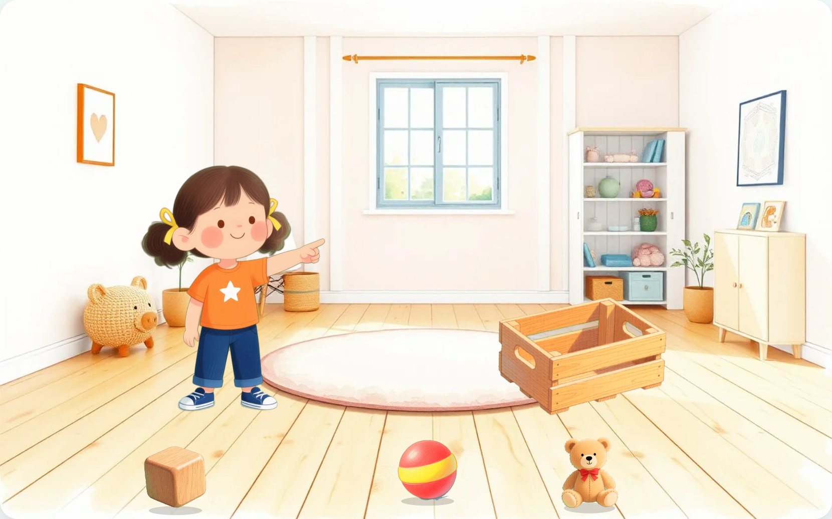 Illustration from page 1 of Toy Tidy-Up Song
