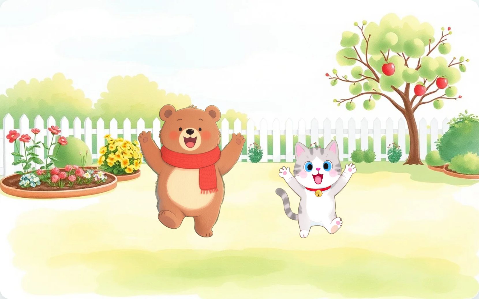 Illustration from page 1 of Baxter's Yummy Breakfast