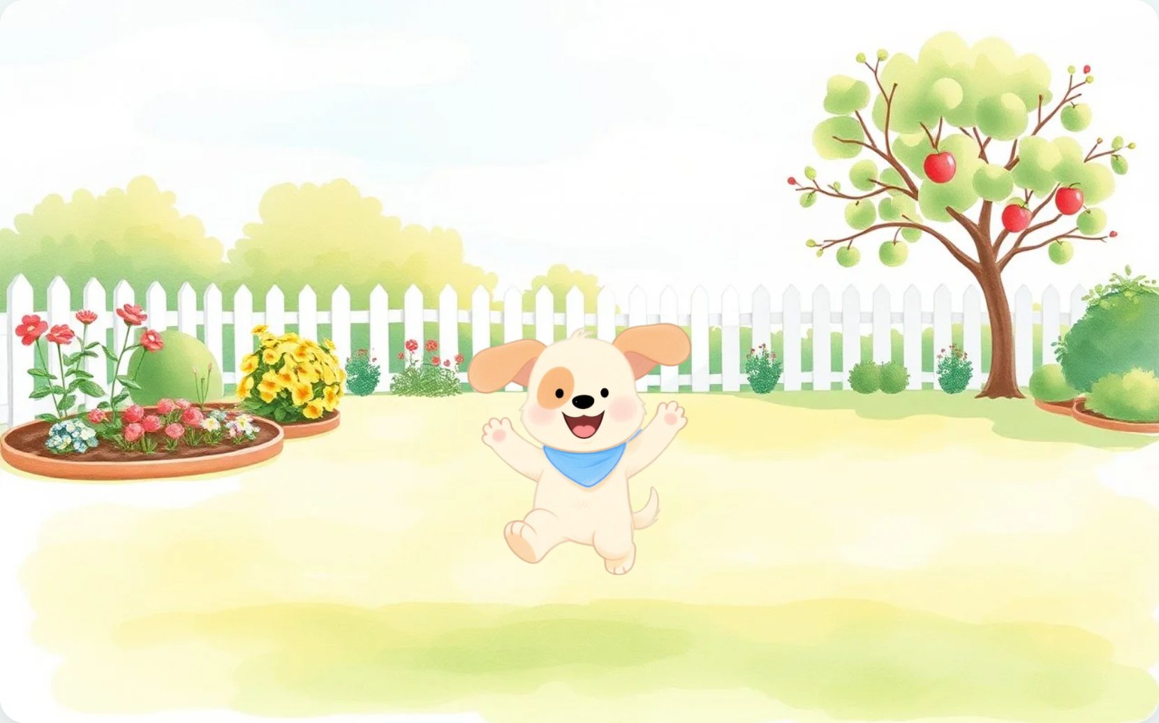 Illustration from page 1 of Buddy's Brave New Try