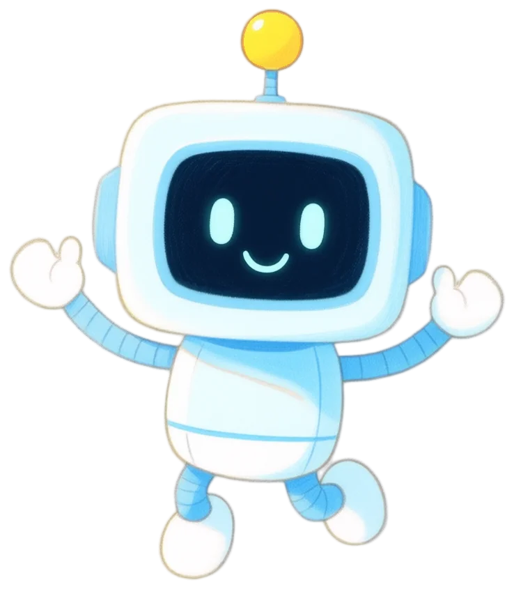 Byte the small toy robot