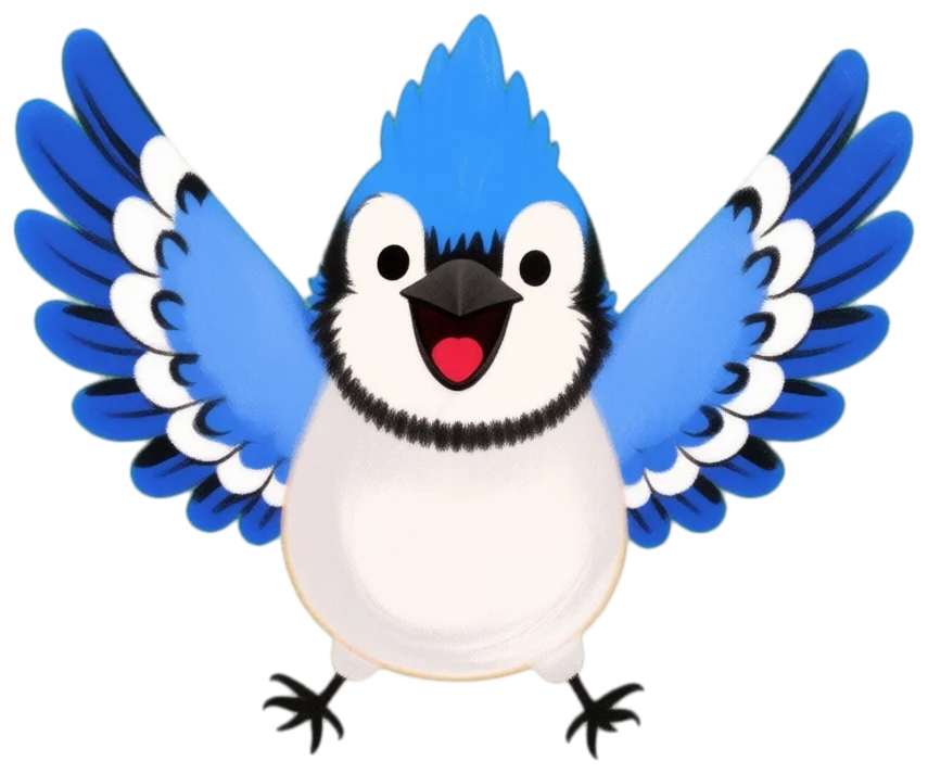Jay the blue jay bird