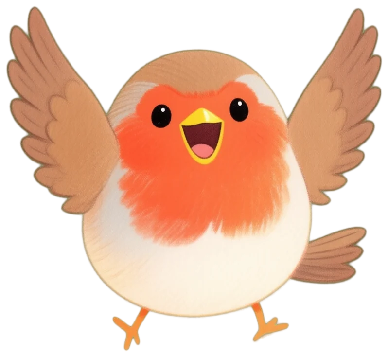 Robin the robin bird