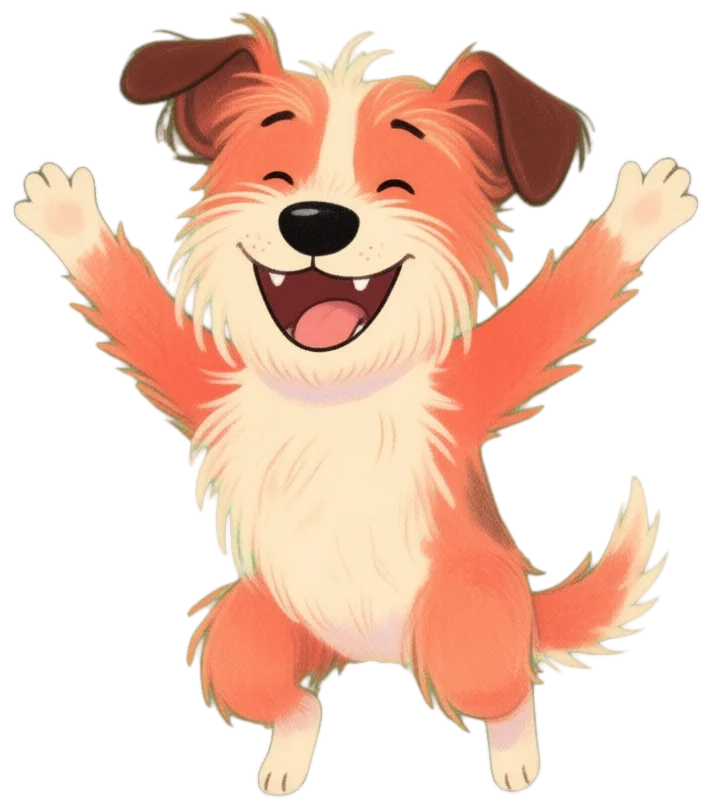 Rusty the terrier dog
