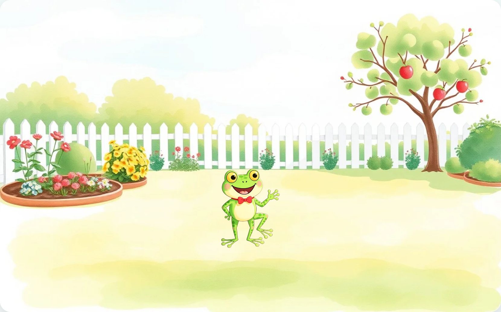 Illustration from page 1 of Cress's Hop and Clap