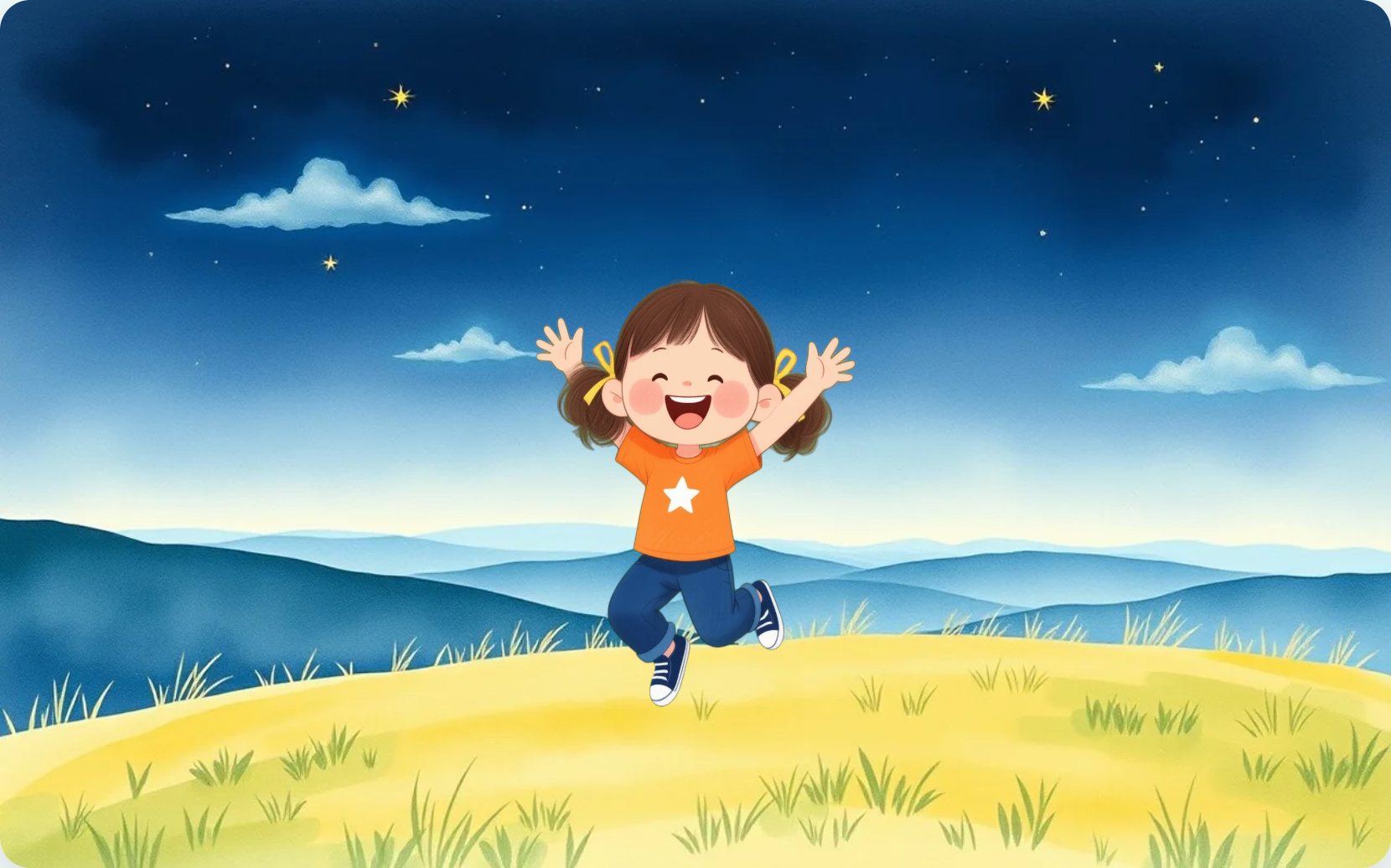 Illustration from page 1 of Sweet Dreams, Honeydew Hollow