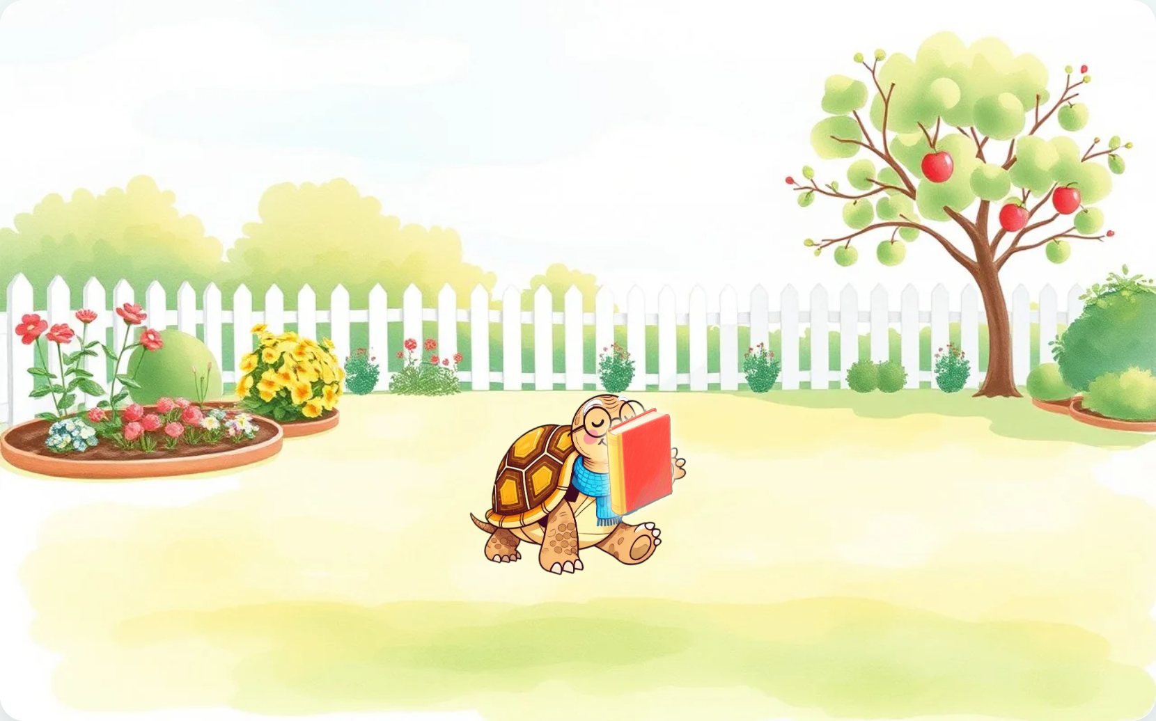 Illustration from page 1 of Sage's Footprint Detectives