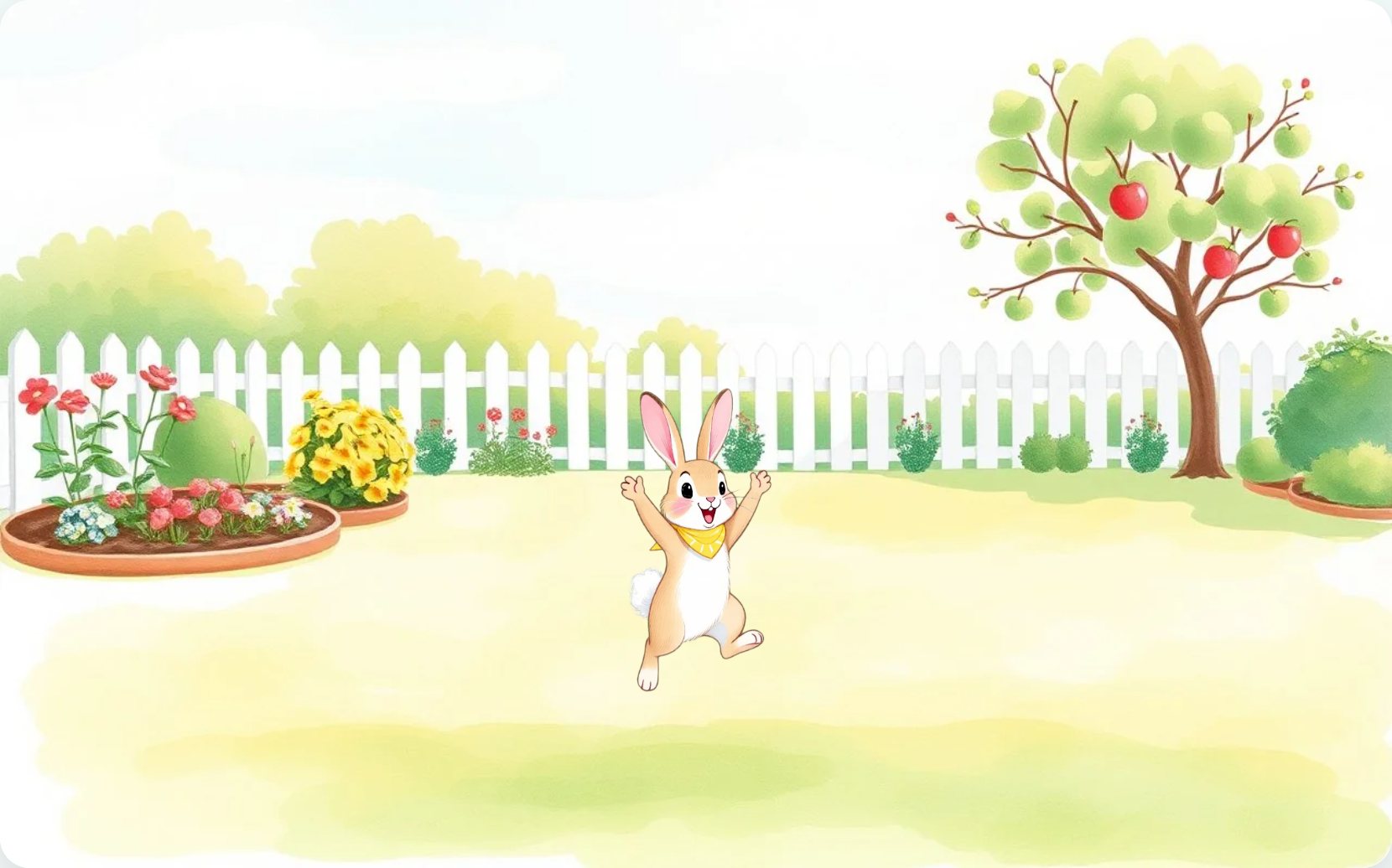 Illustration from page 1 of Tansy's Topsy-Turvy Day