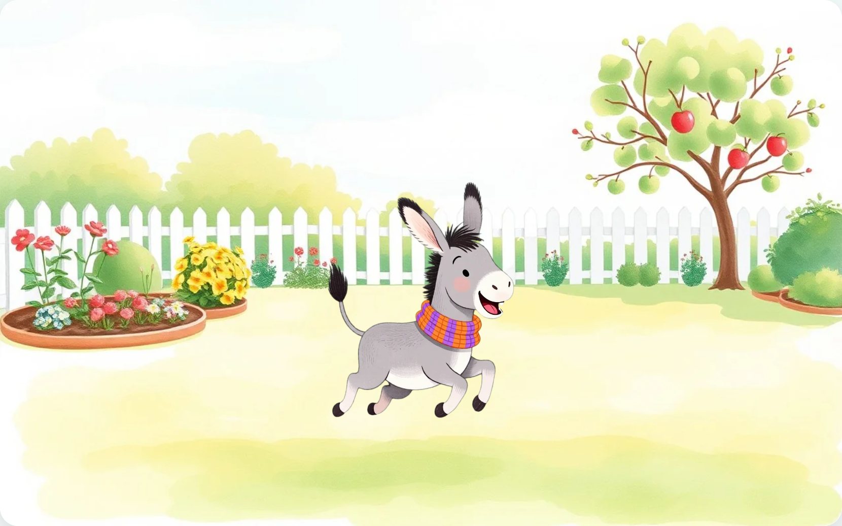 Illustration from page 1 of Thistle's Rhyme Time